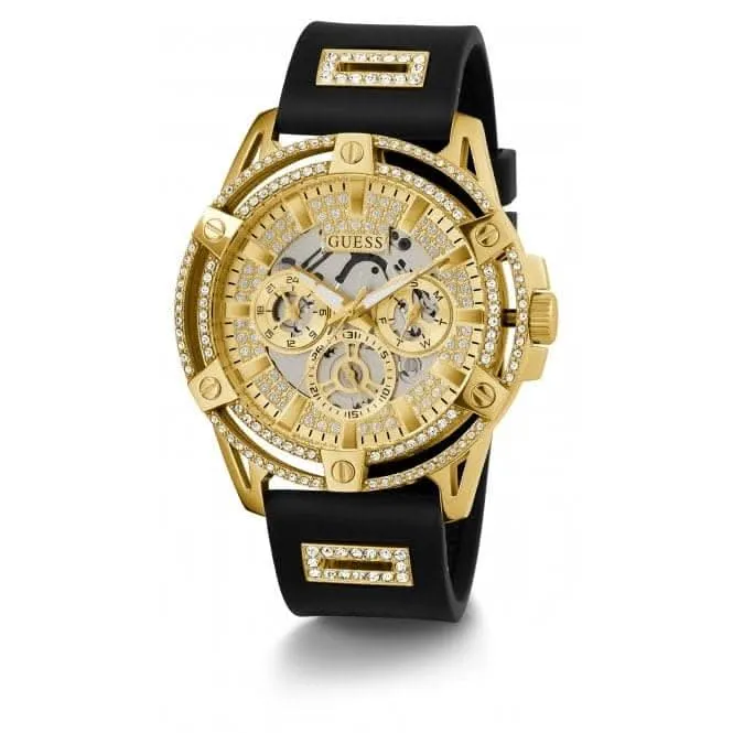 Montre Guess Gents King en acier inoxydable doré GW0537G2