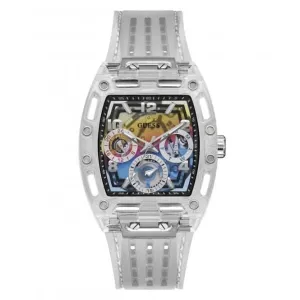 Guess Montres Phoenix Transparente pour Hommes GW0499G3