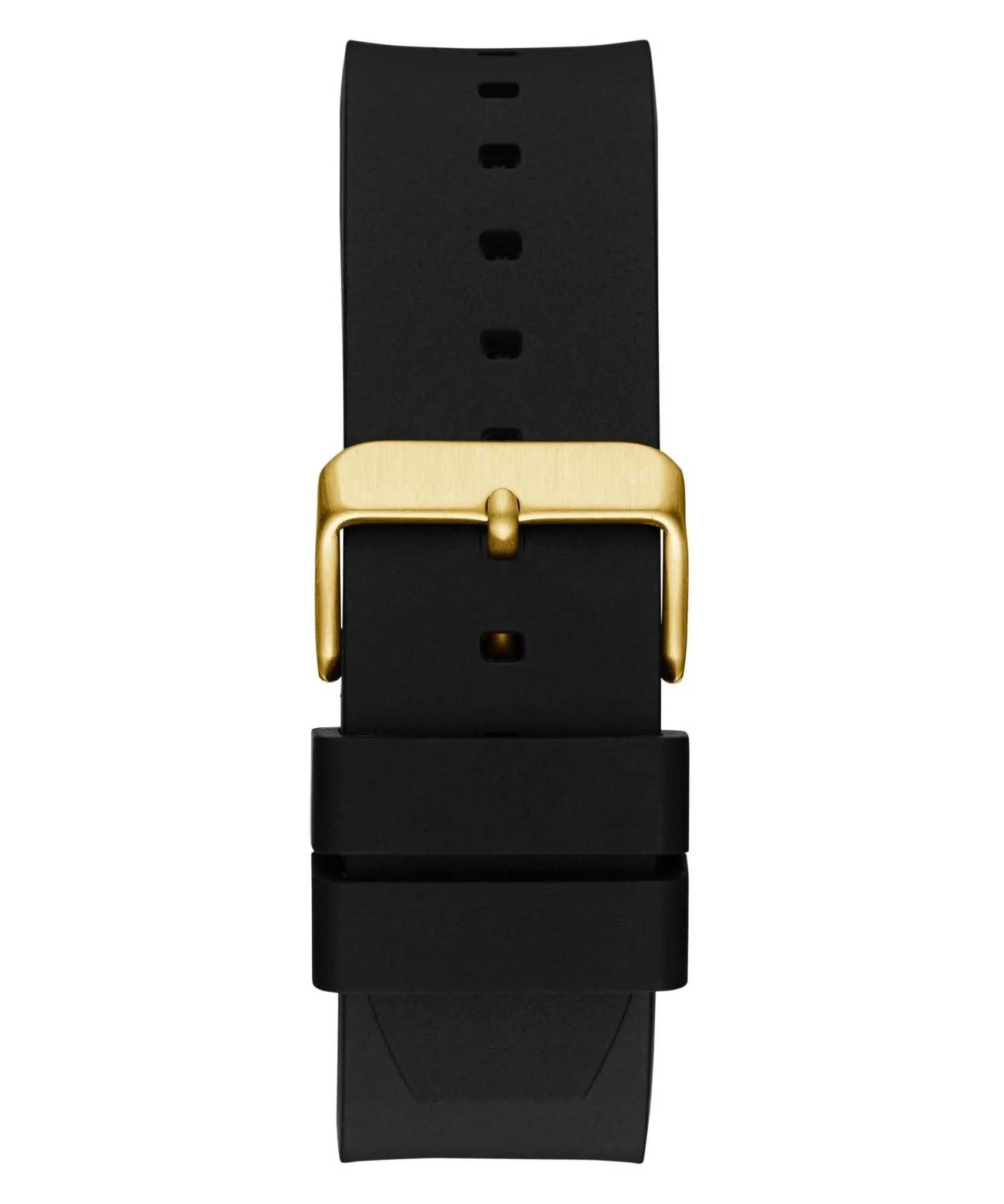 Montre Guess Gents en Vinyl avec Cadran Doré et Bracelet en Silicone GW0790G1