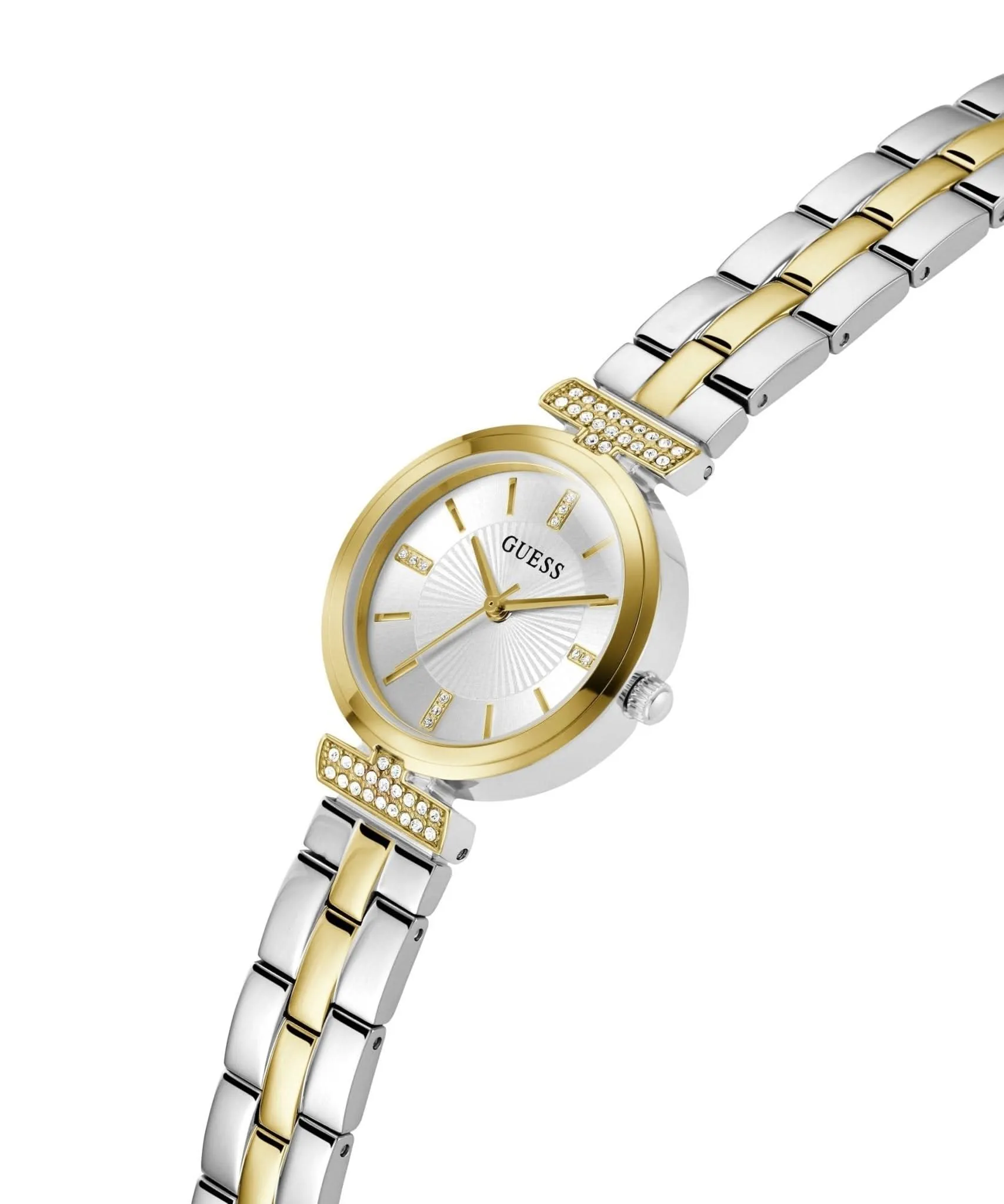 Montre Guess Ladies Array en acier inoxydable ton or jaune GW0762L5