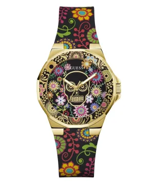 Montre Guess Ladies Calaverta en silicone doré GW0754L1