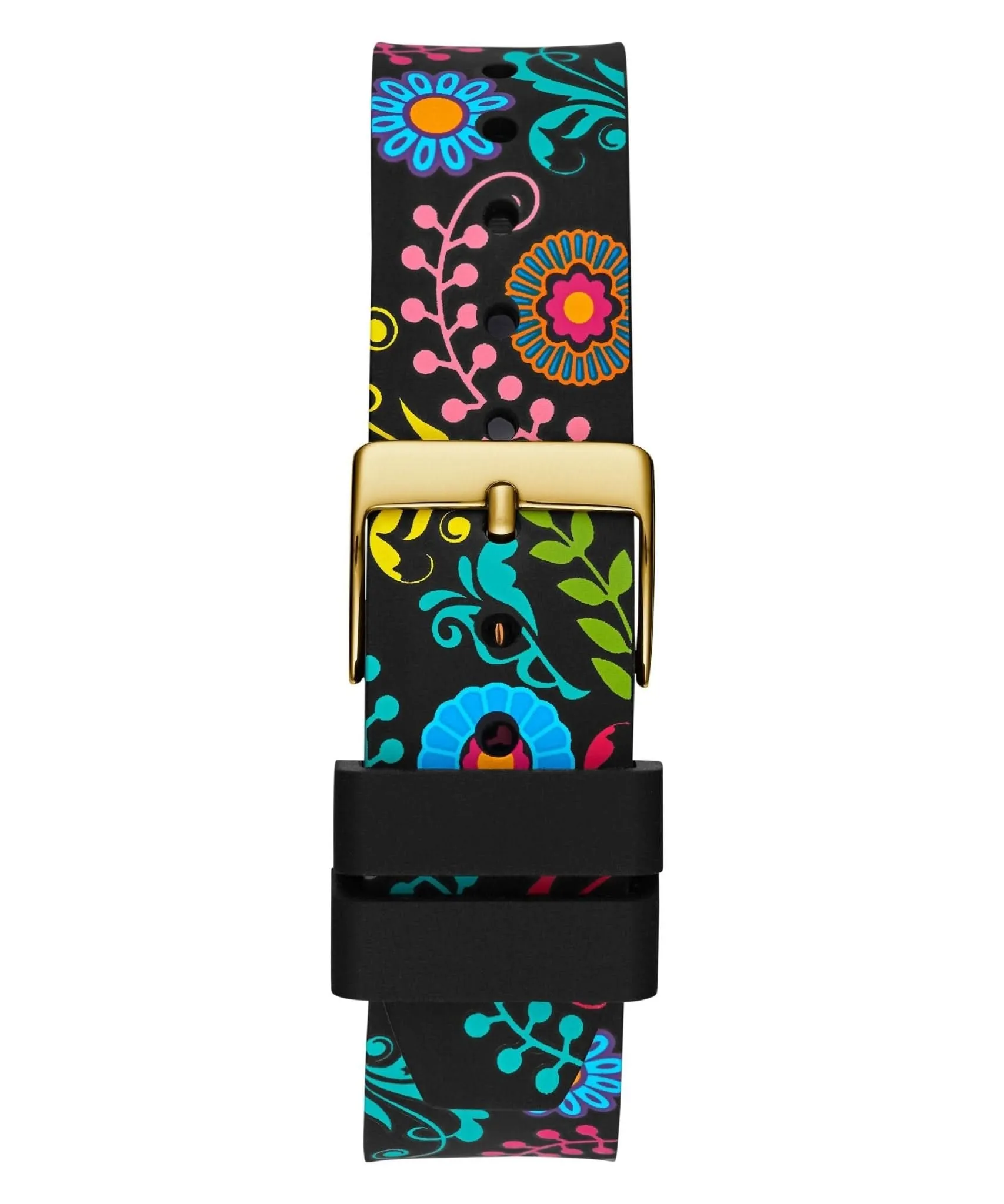 Montre Guess Ladies Calaverta en silicone doré GW0754L1