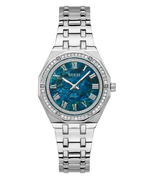 Guess Ladies Desire Monture Acier Inoxydable Ton Argenté GW0770L1