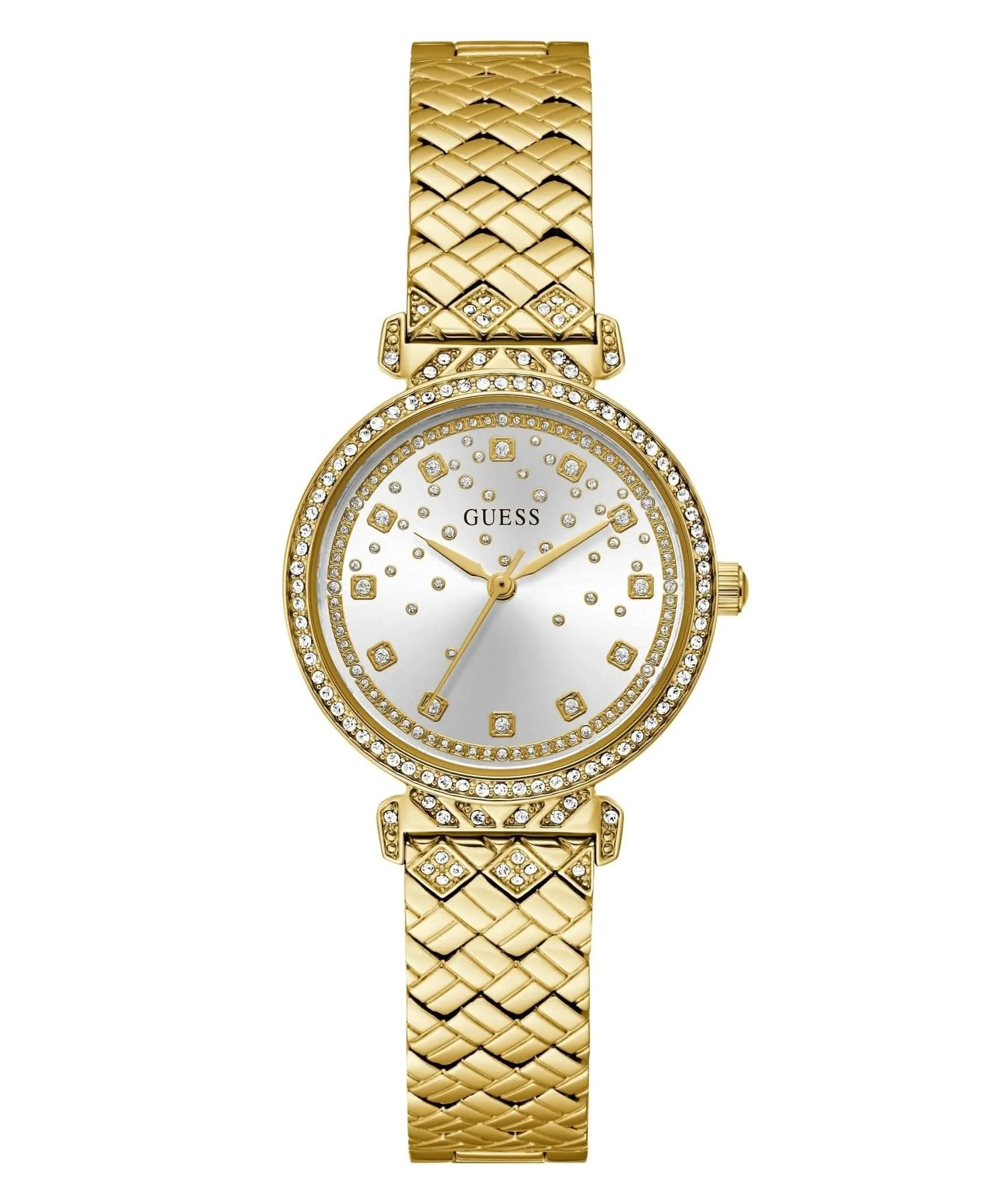 Montre Guess Ladies Enchantment en acier recyclé ton or GW0763L2