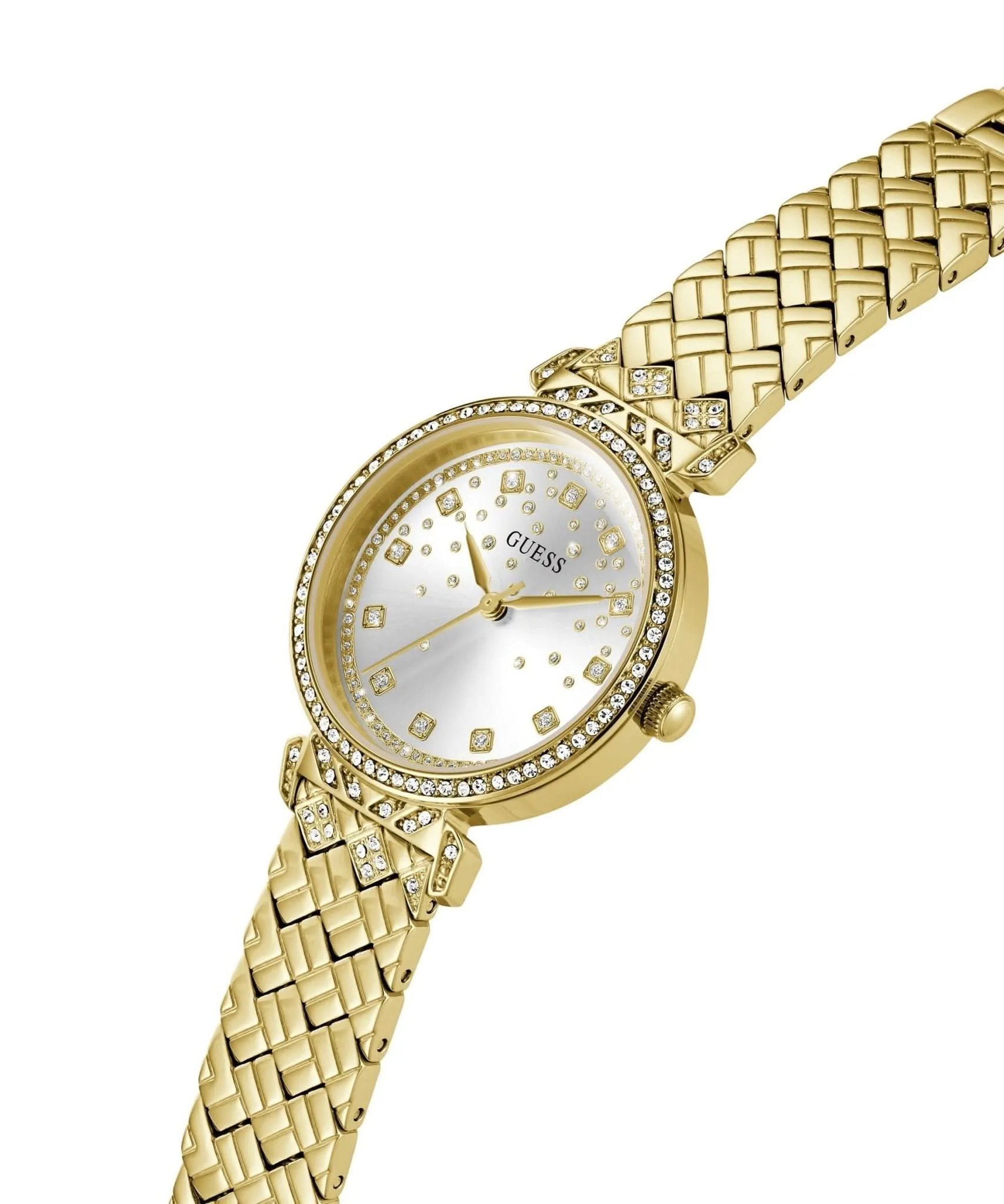 Montre Guess Ladies Enchantment en acier recyclé ton or GW0763L2