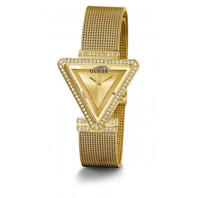 Montre Guess Ladies Fame en acier inoxydable avec bracelet maille or GW0508L2
