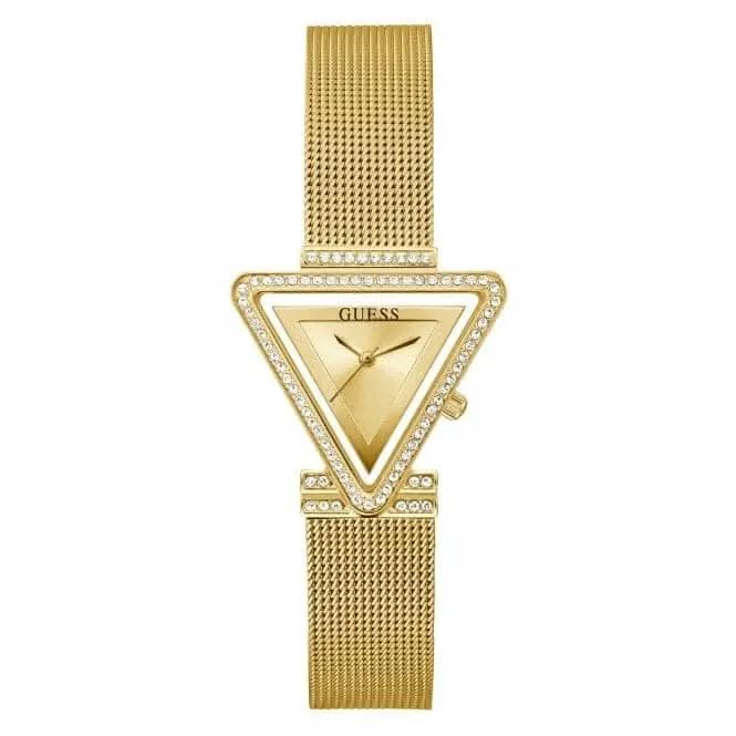 Montre Guess Ladies Fame en acier inoxydable avec bracelet maille or GW0508L2