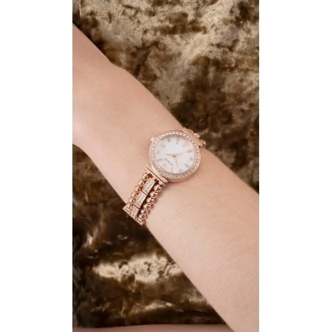 Montre Guess Ladies Gala en acier inoxydable or rose GW0401L3