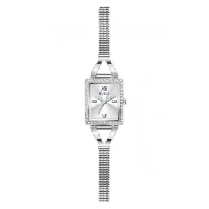 Montre Guess Ladies Grace en acier inoxydable avec bracelet maillé argenté GW0400L1