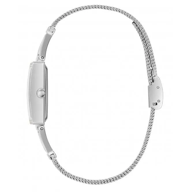 Montre Guess Ladies Grace en acier inoxydable avec bracelet maillé argenté GW0400L1