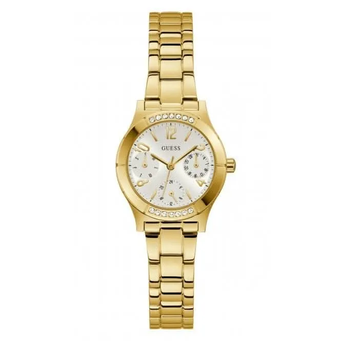 Montre Guess Ladies Piper en acier inoxydable avec finition or GW0413L2