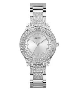 Montre Guess Ladies Shooting Star en acier recyclé ton argenté GW0746L1
