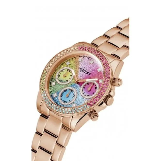 Montre Guess Ladies Sol en acier inoxydable or rose GW0483L3
