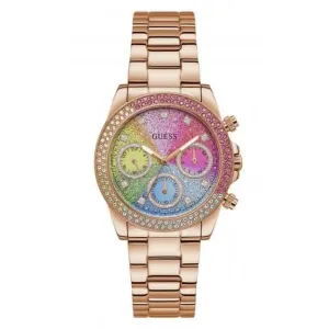Montre Guess Ladies Sol en acier inoxydable or rose GW0483L3