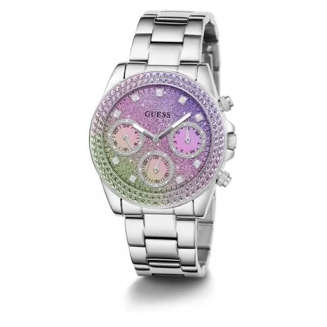 Montre Guess Ladies Sol en acier inoxydable argenté GW0483L1