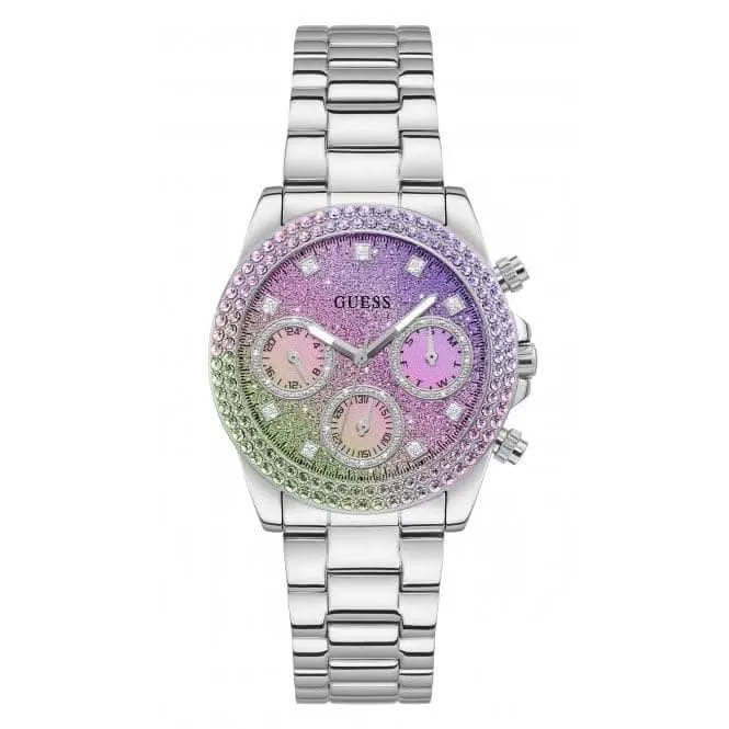 Montre Guess Ladies Sol en acier inoxydable argenté GW0483L1