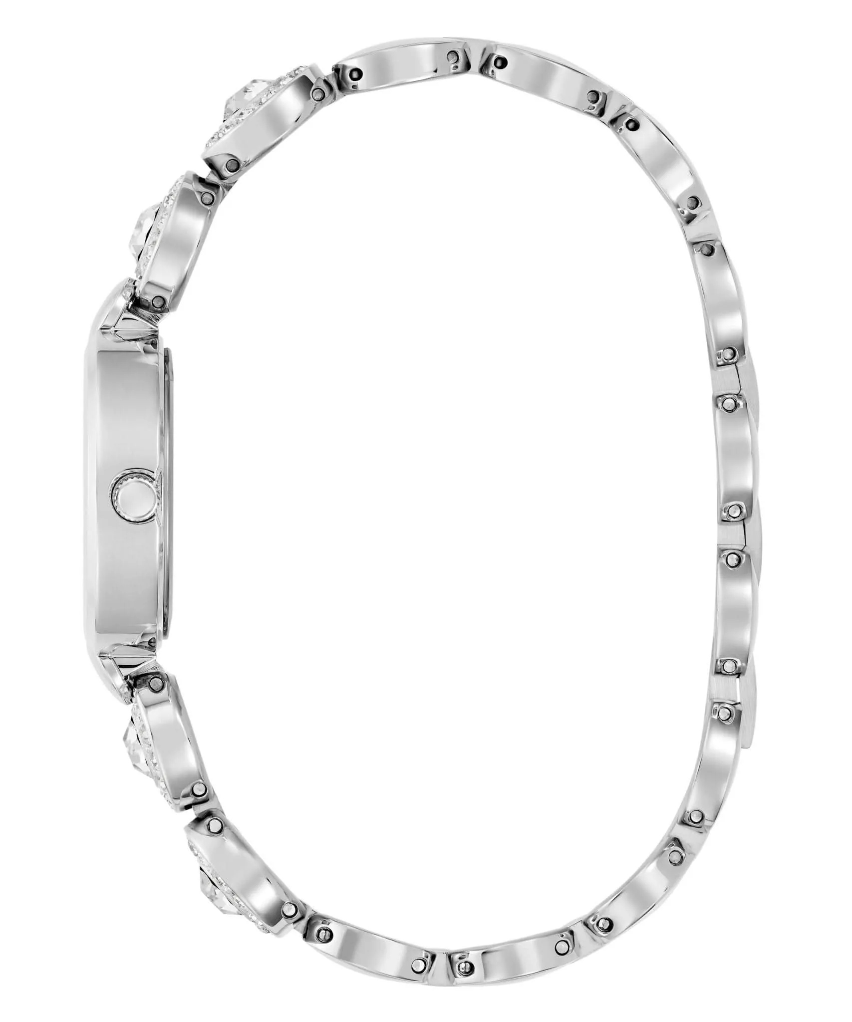 Montre Guess Ladies Stardom en acier recyclé ton argenté GW0757L1