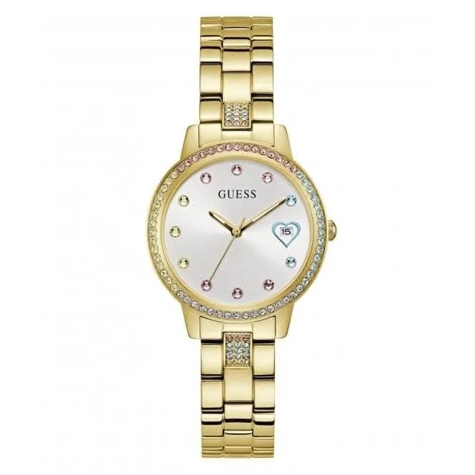 Montre Guess Ladies Three Of Hearts en or GW0657L2