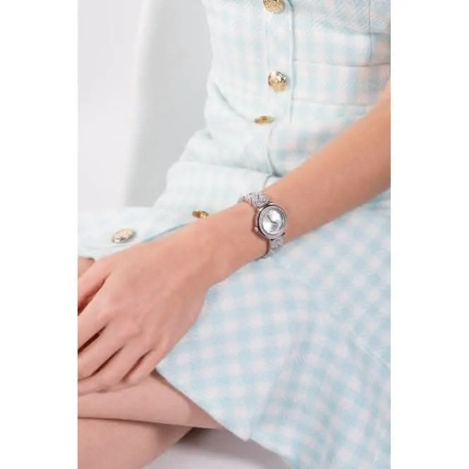 Guess Ladies Treasure Montre en Acier Inoxydable Argentée GW0476L1