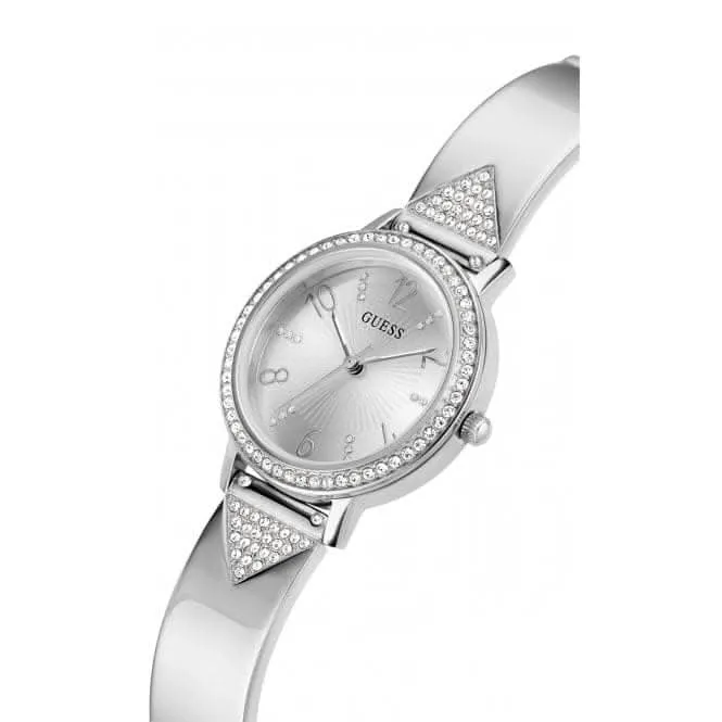 Montre Guess Ladies Tri Luxe en acier inoxydable argentée GW0474L1