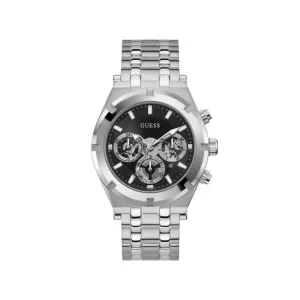 Montre Guess pour Homme Continental en Acier Inoxydable Noire GW0260G1