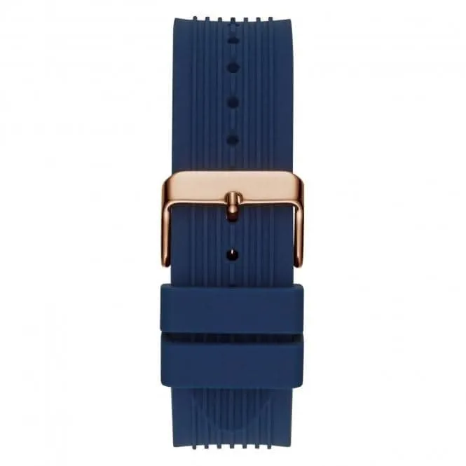 Montre Sport Homme Guess en Acier Inoxydable Bleu GW0057G2