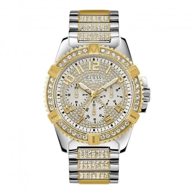 Montre Guess Sport Homme en Acier Inoxydable Blanc W0799G4