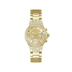 Guess Moonlight Ladies Sport Gold Montre en Acier Inoxydable GW0320L2
