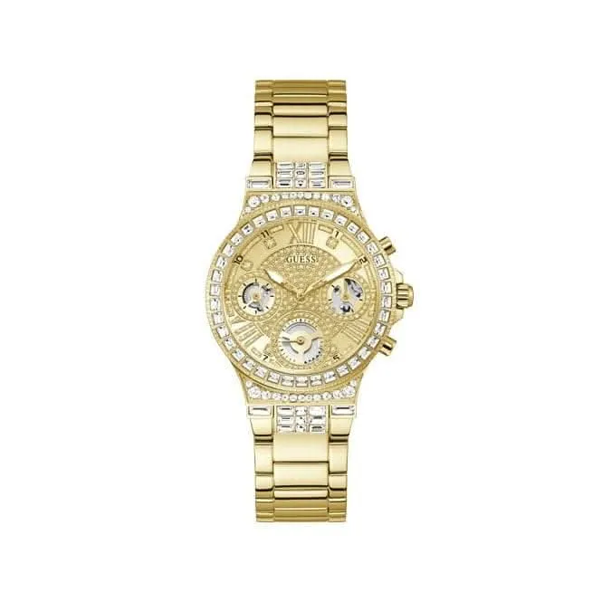 Guess Moonlight Ladies Sport Gold Montre en Acier Inoxydable GW0320L2
