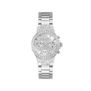 Guess Moonlight Ladies Sport Monture en Acier Inoxydable Argenté GW0320L1