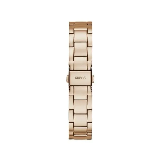 Montre Guess Quattro Clear Ladies Trend en acier inoxydable or rose GW0300L3