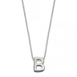 Collier Initial B en Argent Uni N4429 Bijoux Débuts