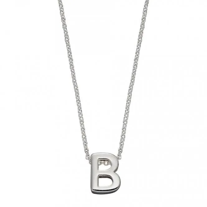 Collier Initial B en Argent Uni N4429 Bijoux Débuts
