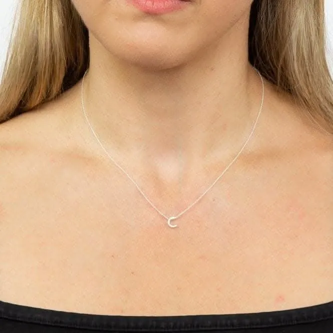 Collier Initial C Argent Uni N4430 Bijoux Débuts