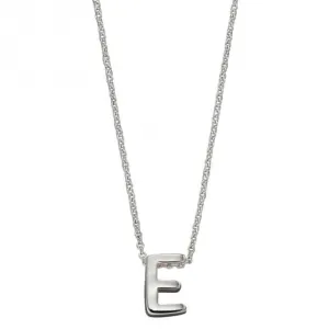 Collier Initial E Argent Uni N4432 Bijoux Débuts