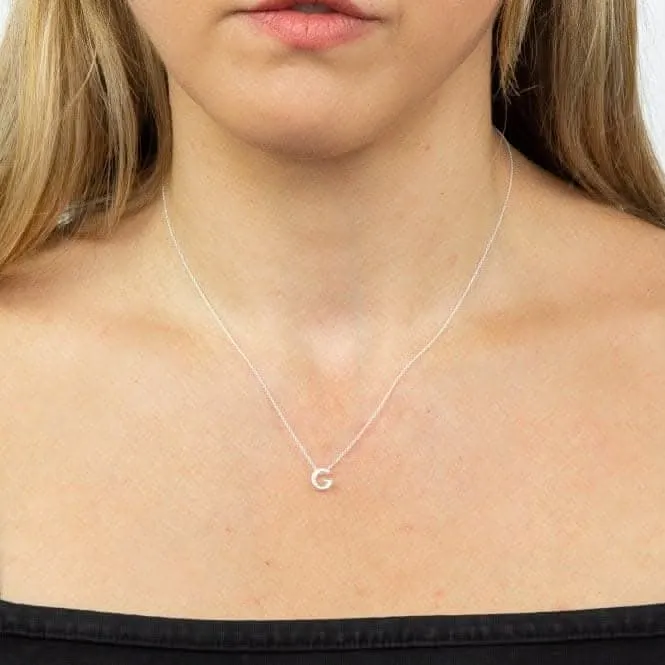Collier Initial G Argent Uni N4434 Bijoux Débuts