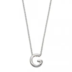 Collier Initial G Argent Uni N4434 Bijoux Débuts