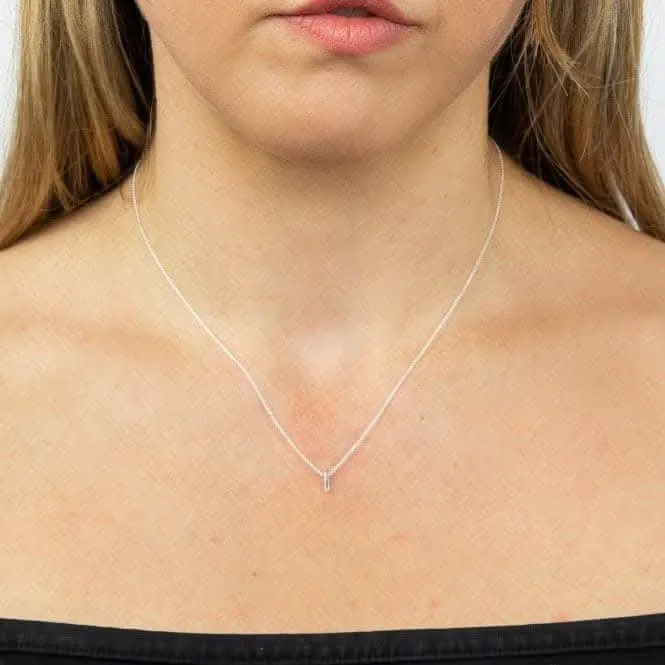 Collier Initial I en Argent Uni N4436 Bijoux Débuts