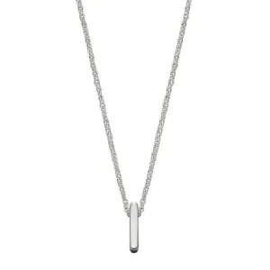 Collier Initial I en Argent Uni N4436 Bijoux Débuts