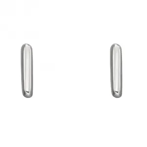 Boucles d'oreilles à clous en argent sterling initial I E6026 Bijoux Beginnings