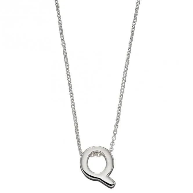Collier Initial Q en Argent Uni N4444 Bijoux Débuts