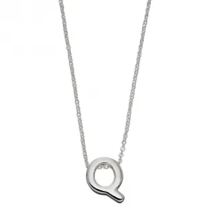Collier Initial Q en Argent Uni N4444 Bijoux Débuts