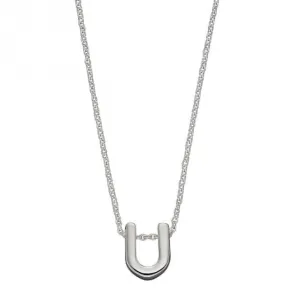 Collier Initial U en Argent Uni N4448 - Bijoux de Début