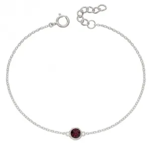 Bracelet pierre de naissance janvier avec cristal Swarovski B5284 Beginnings Jewellery
