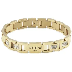 Bijoux Guess Bracelet Homme en Acier Inoxydable Doré JUMB01342JWYGT/U