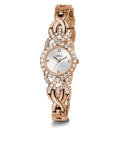Montres Jewelry Guess Guess - Montre analogique pour femmes en ton or rose Adorn - GW0682L3 - 788152