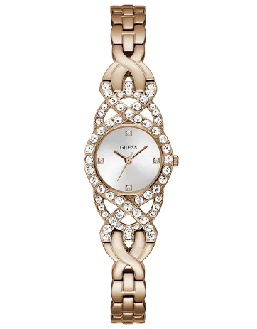 Montres Jewelry Guess Guess - Montre analogique pour femmes en ton or rose Adorn - GW0682L3 - 788152