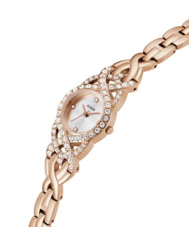Montres Jewelry Guess Guess - Montre analogique pour femmes en ton or rose Adorn - GW0682L3 - 788152