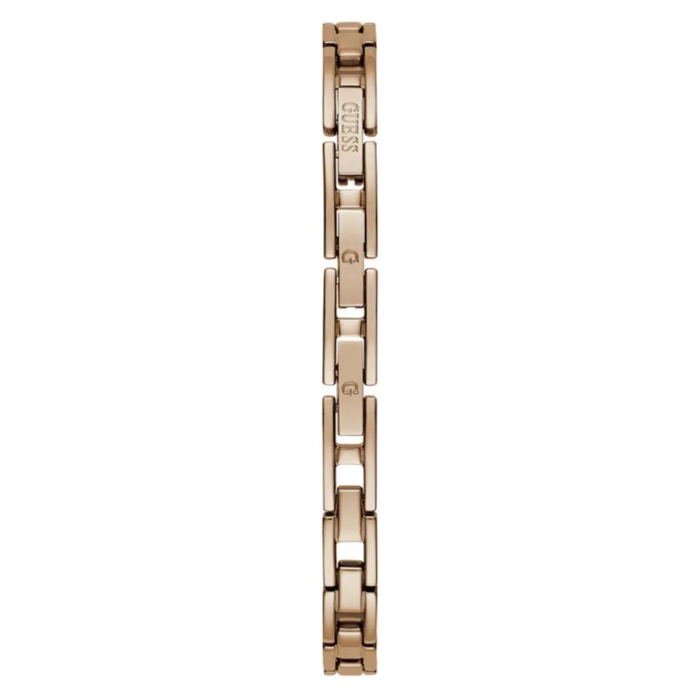 Montre Guess pour femme Audrey Glitz analogique en ton or rose GW0680L3