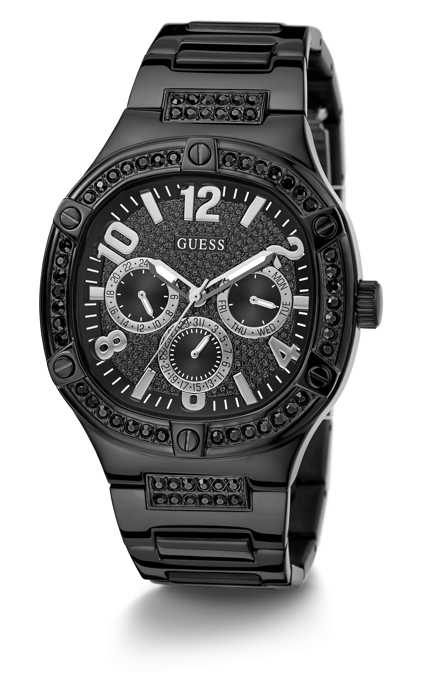 Montres Jewelry Guess Guess - Montre Black Duke étincelante - GW0576G3 - 786538
